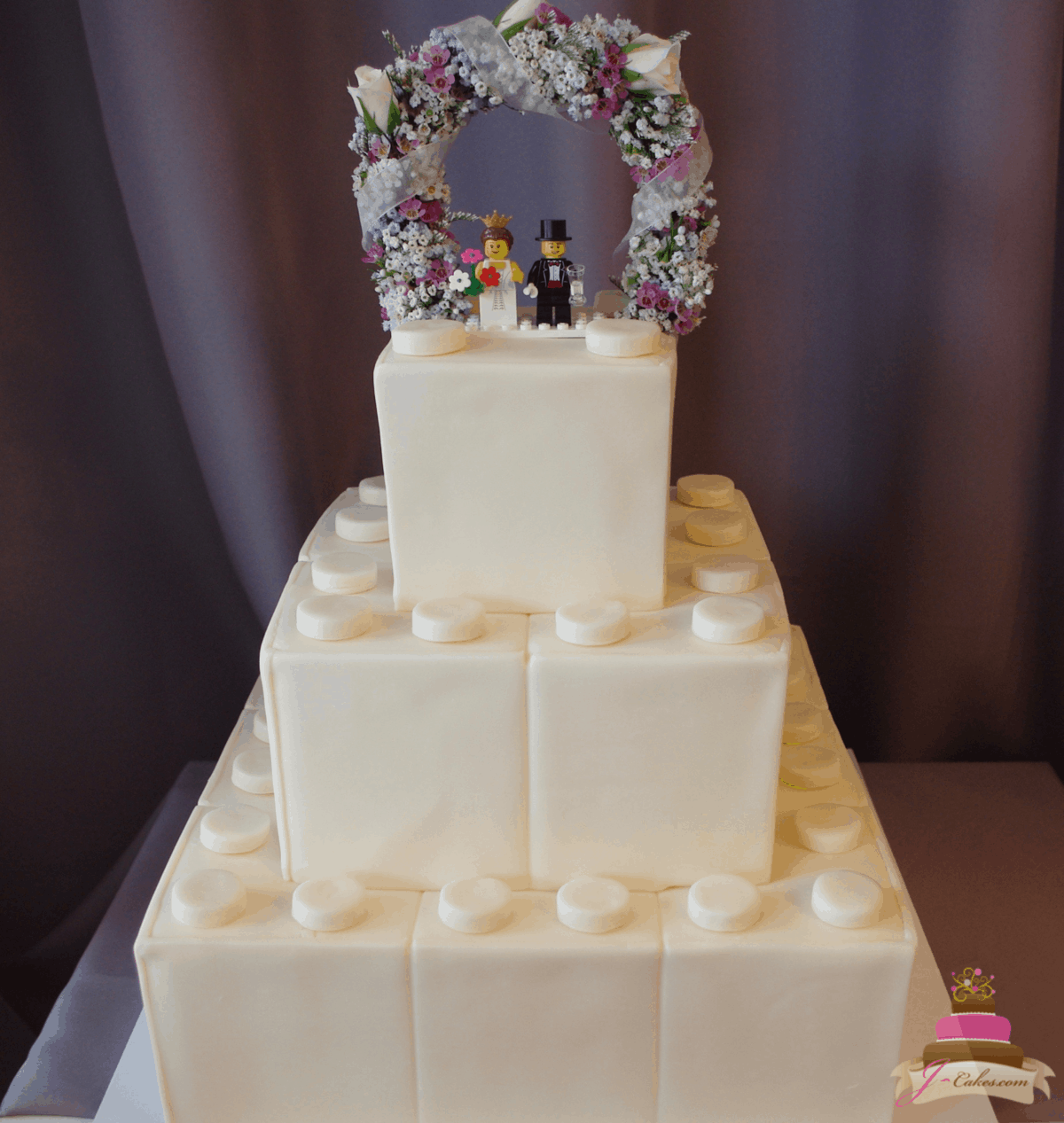 (1160) LEGO Theme Wedding Cake