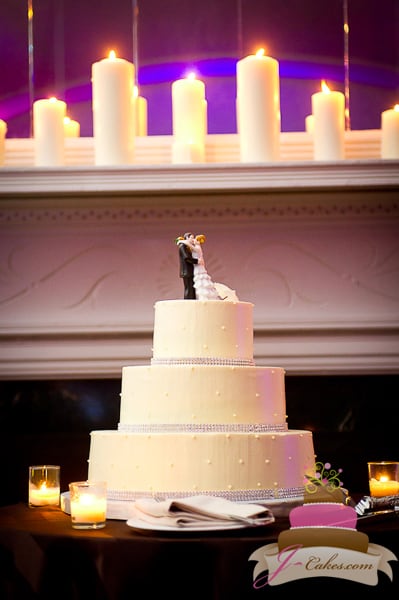 (1086) Rhinestone Wedding Cake