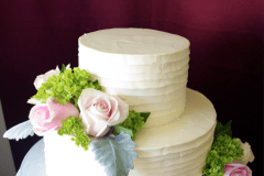 (1158) Horizontal Texture Wedding Cake