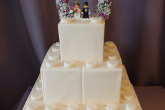 (1160) LEGO Theme Wedding Cake