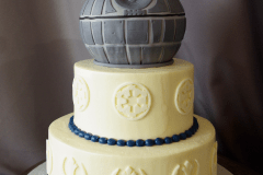(1168) Star Wars Theme Wedding Cake