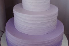 (1180) Purple Ombre Wedding Cake