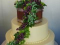 (1154) Wine Barrel Wedding Cake