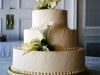 (1015) Calla Lily Cluster Wedding Cake