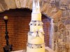 (1125) Wedding Cake with Separated Tiers