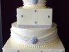 (1043) Wedding Cake with Edible Bling